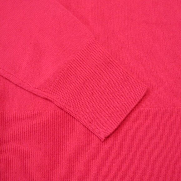 NWT J.Crew BA400 Cashmere Classic-fit Crewneck Sweater in Bright Strawberry S - Picture 4 of 6